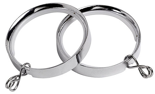 Speedy 35mm Flat Lined Rings, Chrome