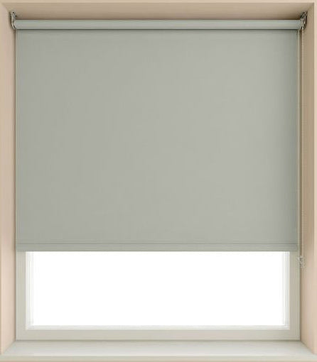 Speedy Connect Blackout Roller Blind, Light Grey