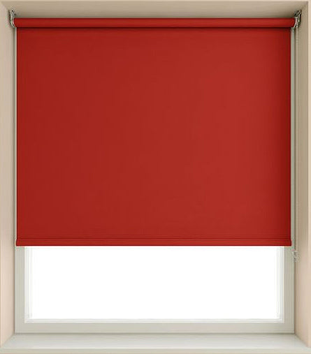 Speedy Connect Blackout Roller Blind, Deep Red