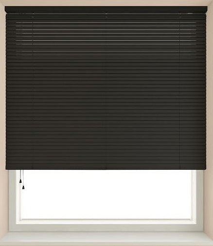 Speedy 25mm Slat PVC Venetian Blind Black