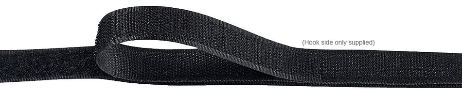 Texacro Hook Velcro 20mm, Black