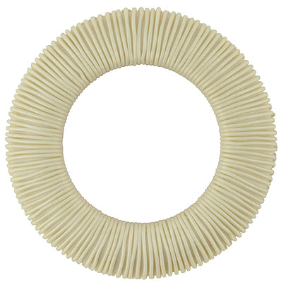 Hallis Strata Clip In Eyelet Rings, Linen