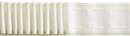 Hallis 50mm Rollspleat Curtain Heading Tape, White