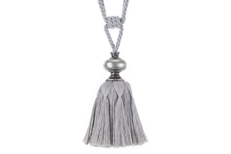 Hallis Cache Rope Tieback Platinum & Pewter