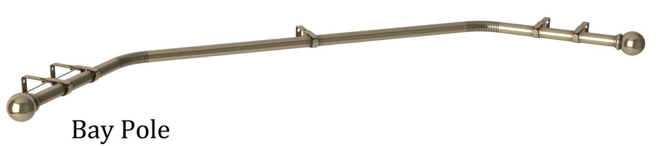 Speedy 28mm Eyelet Bay Pole Antique Brass