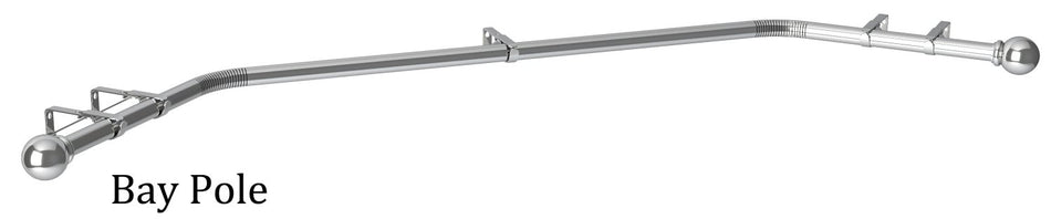 Speedy 28mm Eyelet Bay Pole Chrome