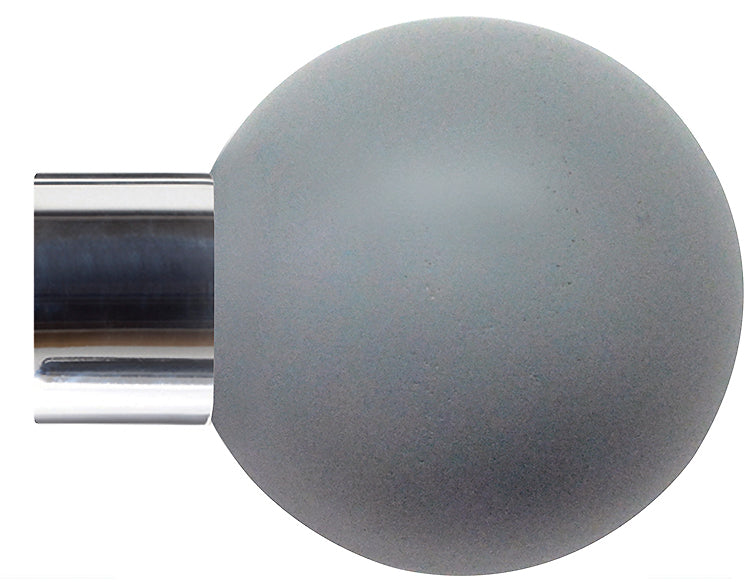 Jones Strand 35mm Pole Finial Only Chrome, Lead Painted Ball
