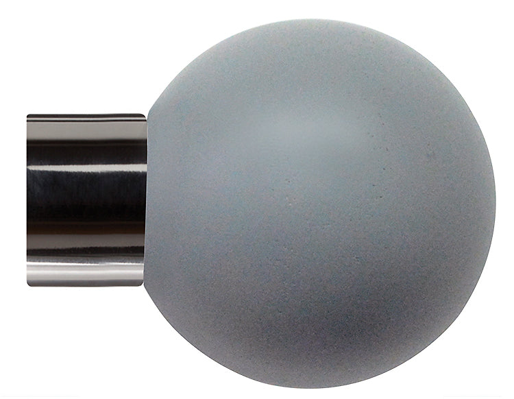 Jones Strand 35mm Pole Finial Only Black Nickel, Lead Painted Ball