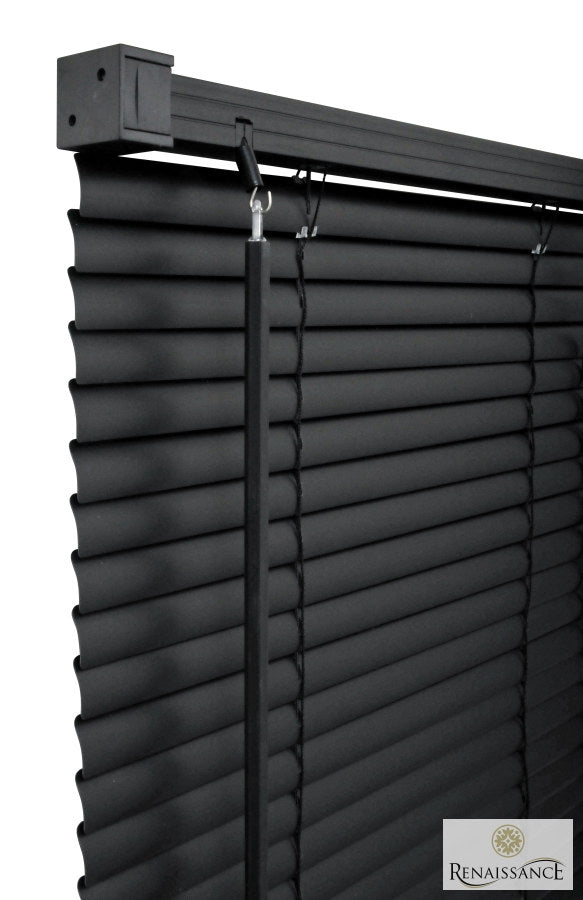 Renaissance Classic PVC Venetian Blind, Black