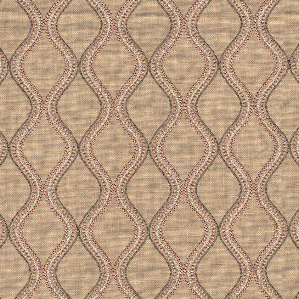 Beaumont Textiles Tropical Aruba Rose Fabric