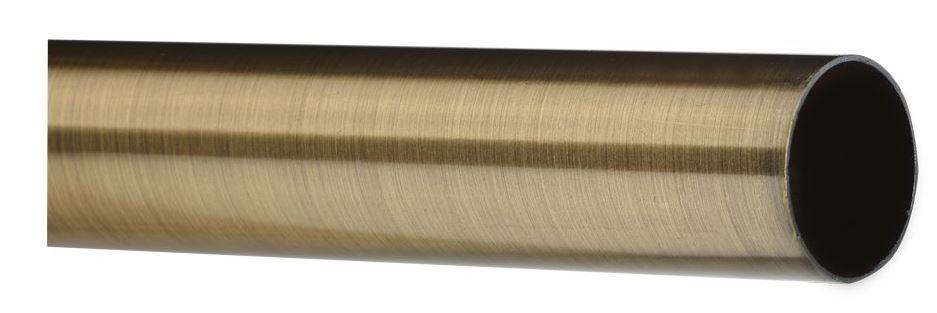 Speedy 28mm Curtain Pole Only, Antique Brass