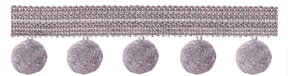 Jones Principal Pom Pom Fringe, Heather