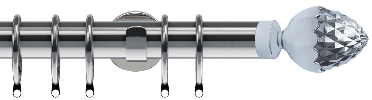 Speedy 35mm Poles Apart IDC Metal Pole Chrome Acorn