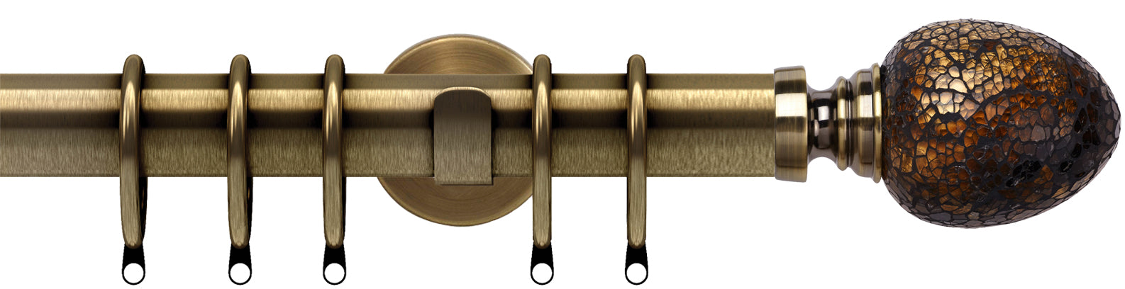 Speedy 35mm Poles Apart IDC Metal Pole Antique Brass, Alexia