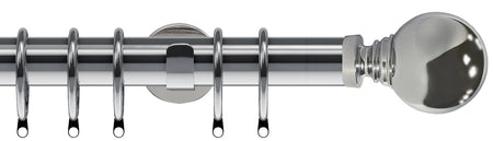 Speedy 35mm Poles Apart IDC Metal Pole Chrome Globe