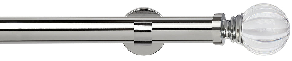 Speedy 35mm Poles Apart IDC Metal Eyelet Pole Chrome, Segmented Ball