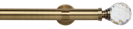 Speedy 35mm Poles Apart IDC Metal Eyelet Pole Antique Brass, Acrylic Ball