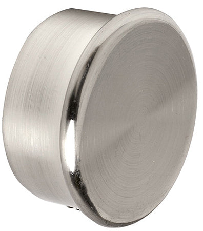 Speedy Poles Apart 35mm Pole Finials Satin Silver, End Cap