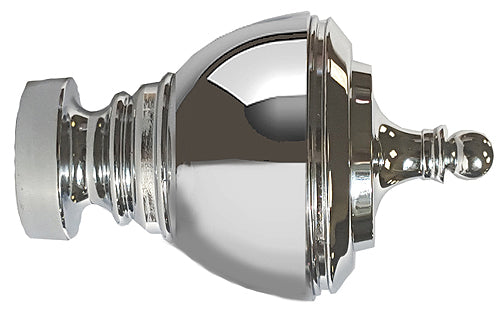 Speedy Poles Apart 35mm Pole Finials Chrome, Vienna