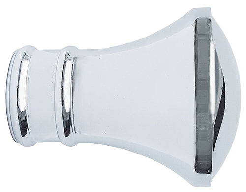 Speedy Poles Apart 35mm Pole Finials Chrome, Trumpet