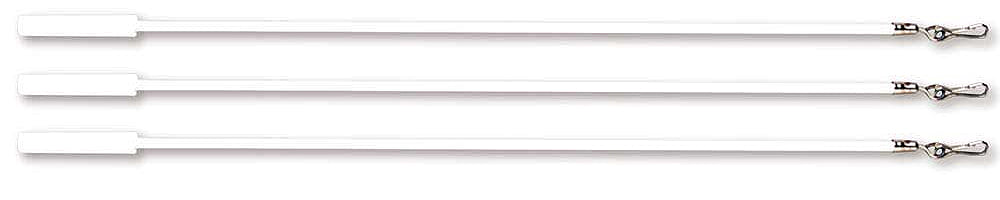 Hallis White Curtain Draw Rod