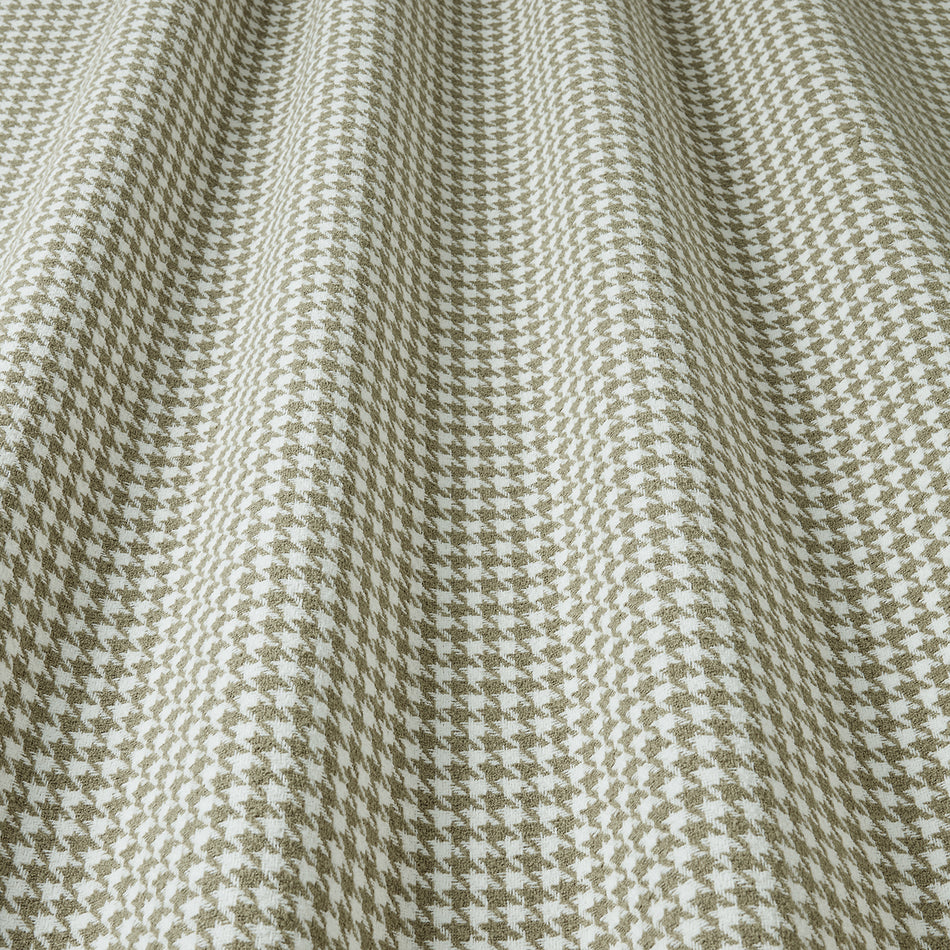 Iliv Brodie Houndstooth Olive FR Fabric