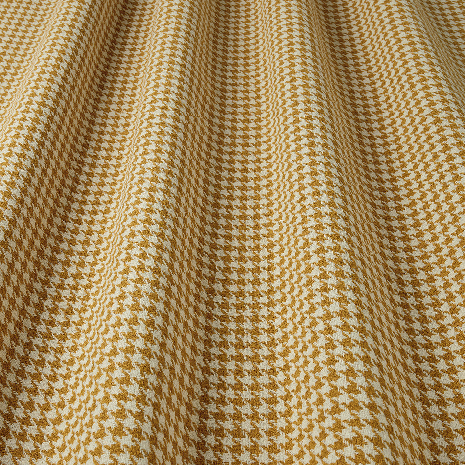 Iliv Brodie Houndstooth Mustard FR Fabric