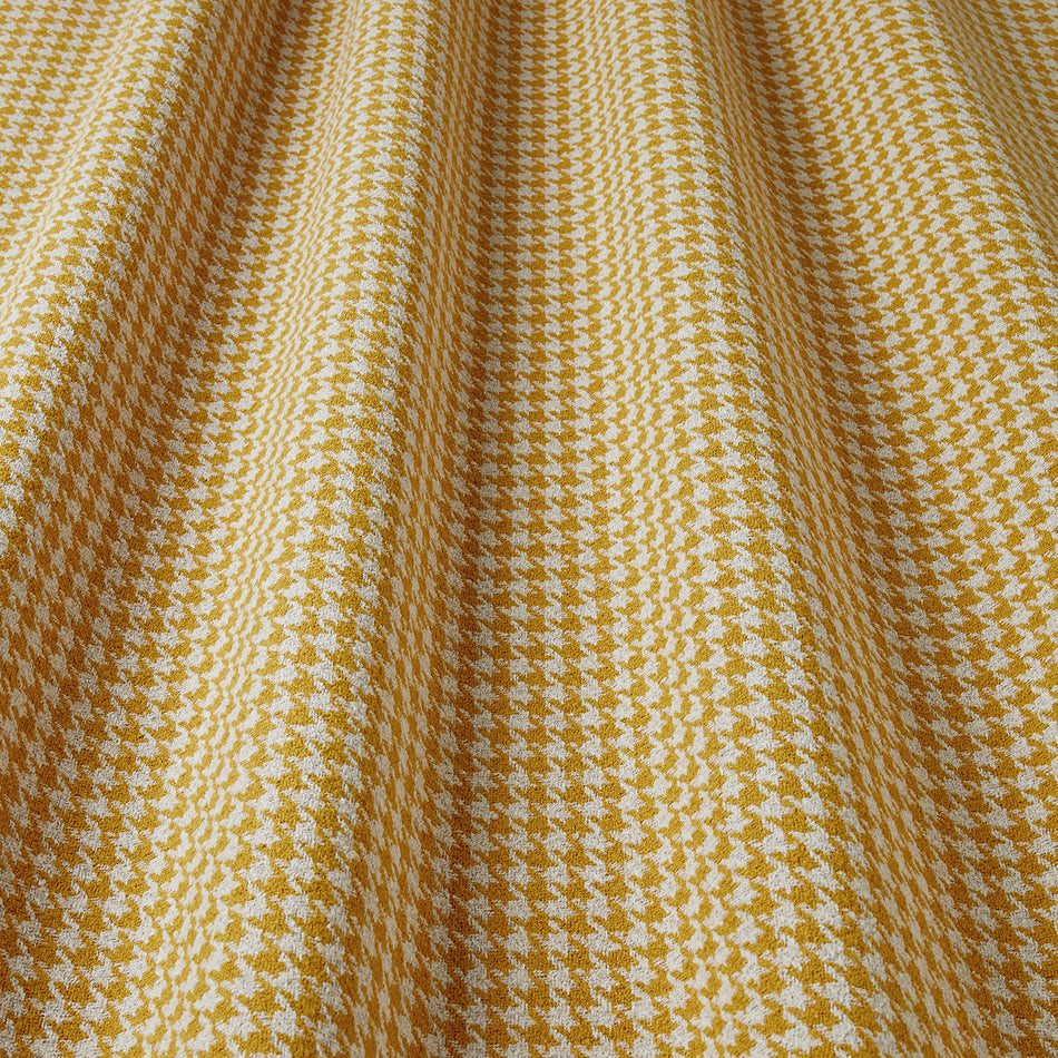 Iliv Brodie Houndstooth Ochre FR Fabric
