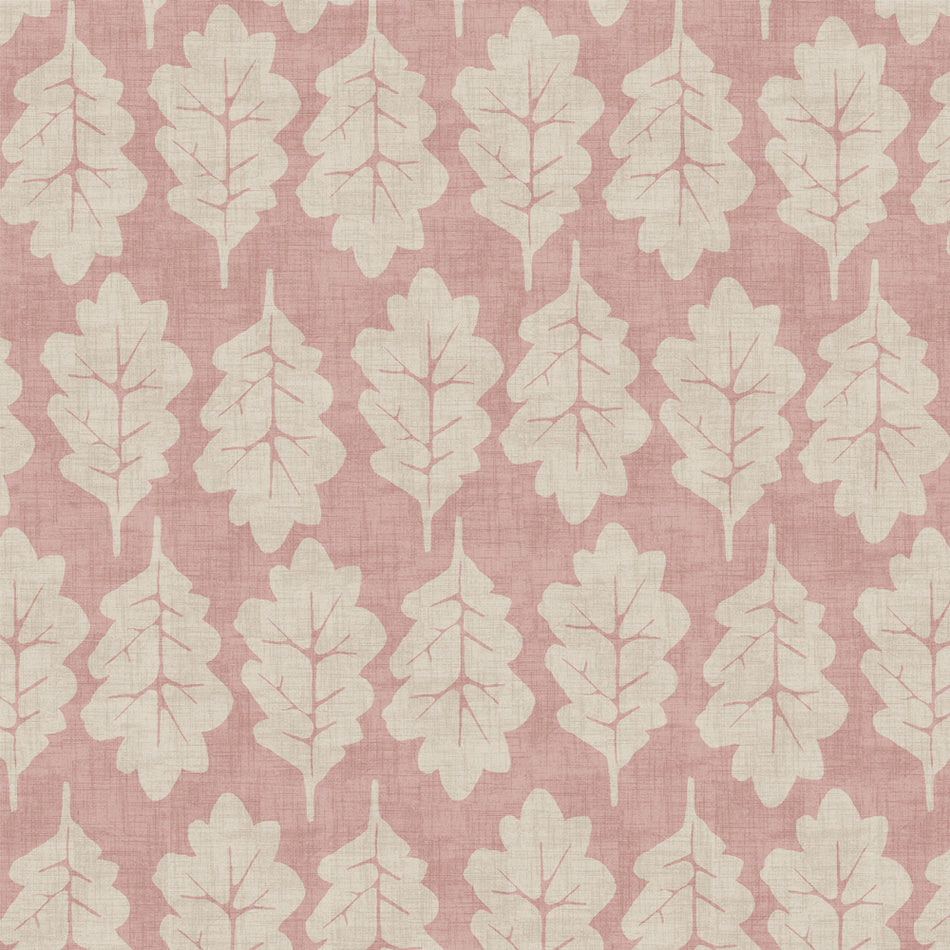 Iliv Imprint Oak Leaf Rose Fabric