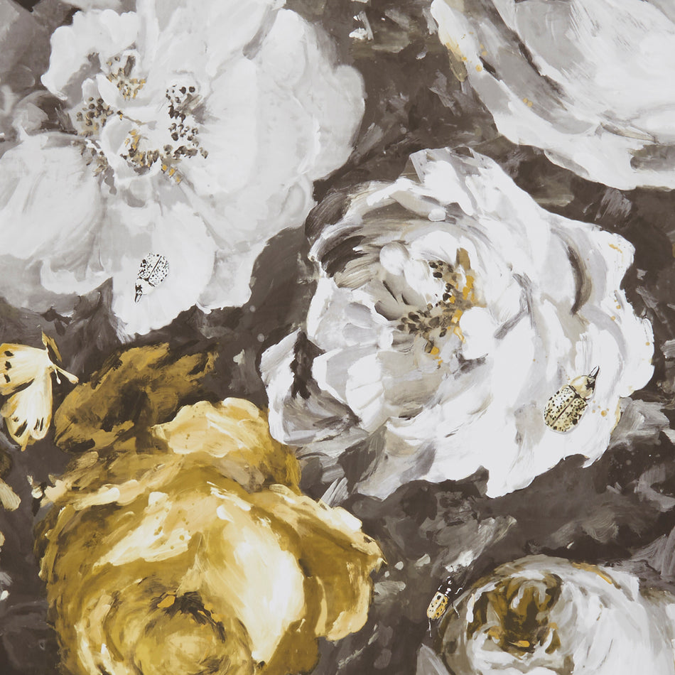 Clarke & Clarke Botanica Floretta Antique/Charcoal Wallpaper
