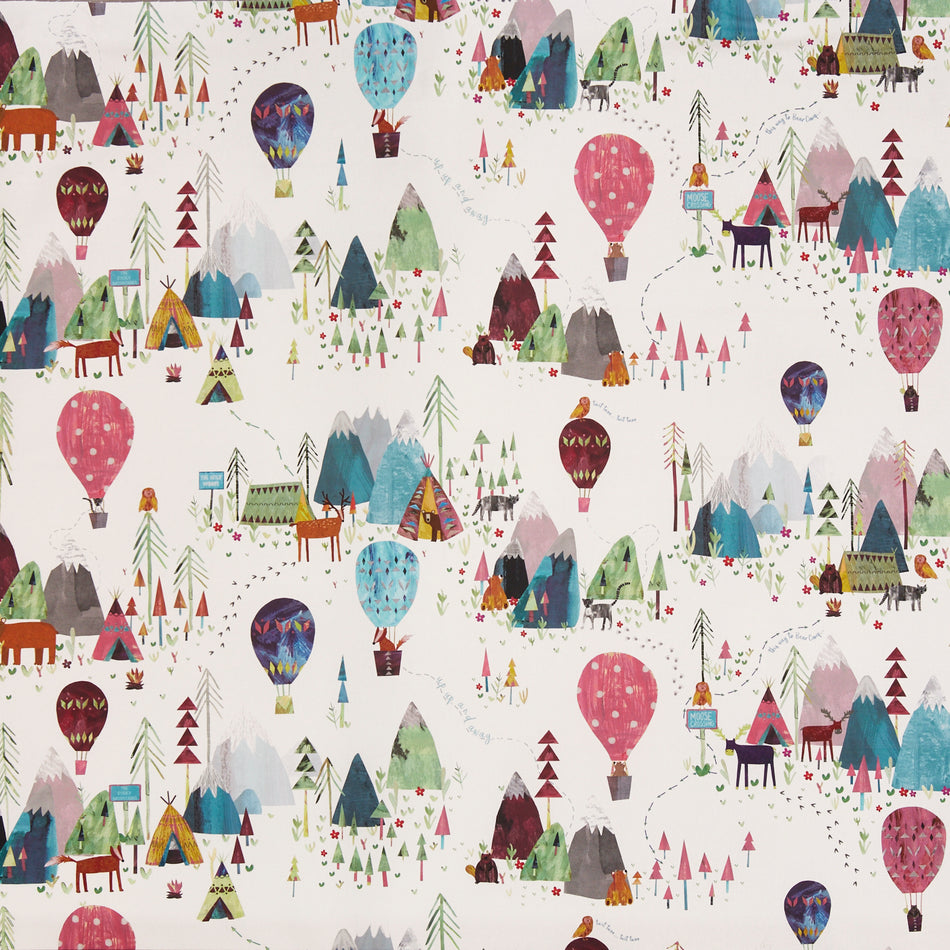 Prestigious Textiles Big Adventure Away We Go Candyfloss Fabric