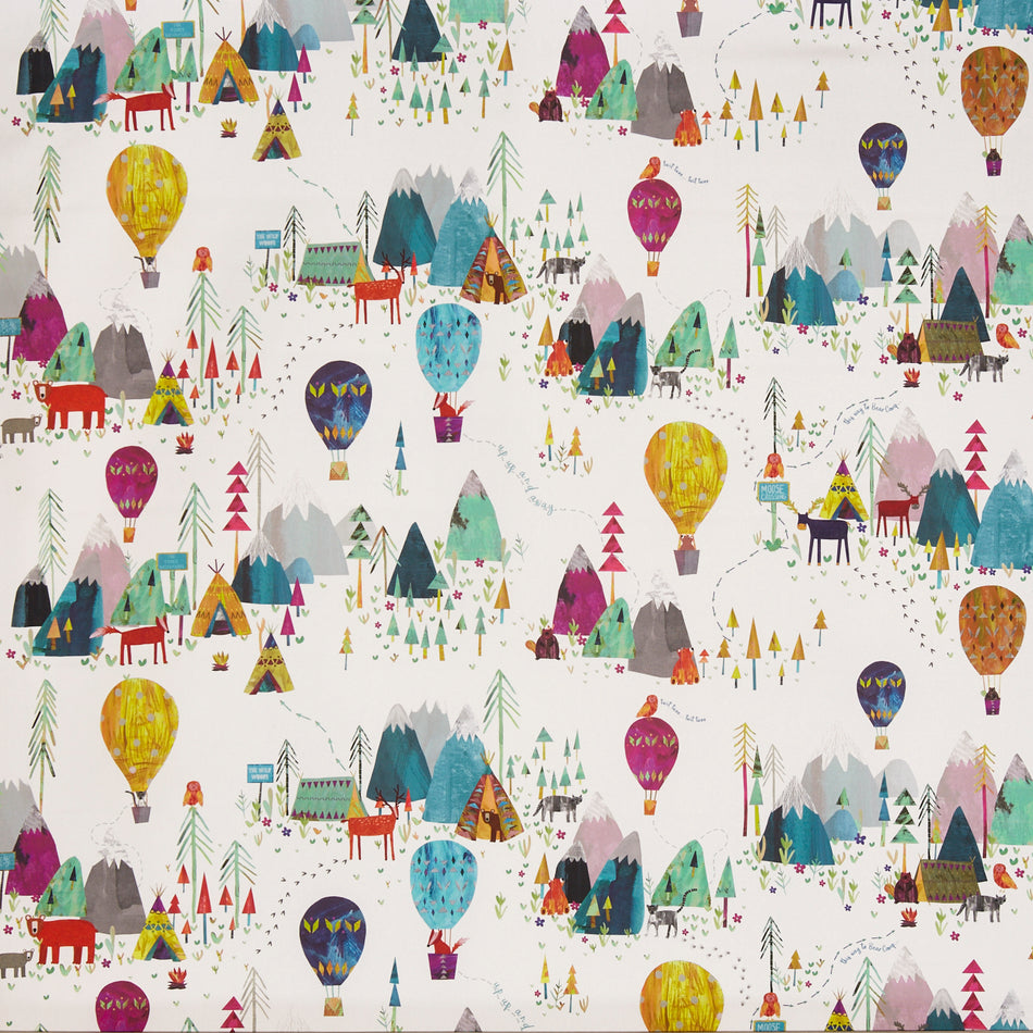 Prestigious Textiles Big Adventure Away We Go Rainbow Fabric
