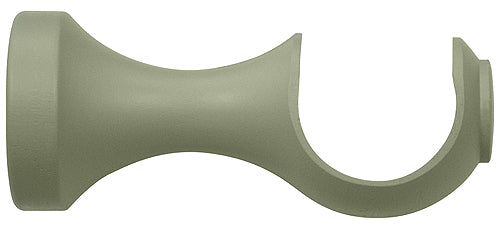 Renaissance Natur Shades 50mm Wood Curtain Pole Bracket, Stone Grey