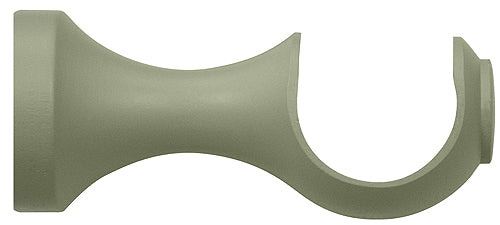 Renaissance Natur Shades 50mm Wood Curtain Pole Bracket, Light Grey