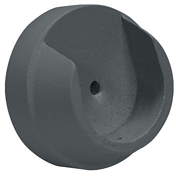 Renaissance Natur Shades 50mm Wood Curtain Pole Recess Bracket, Slate Grey