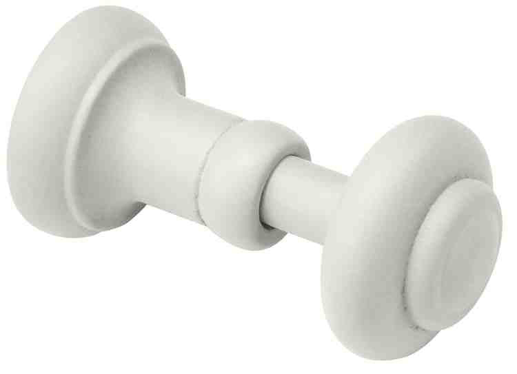 Renaissance Natur Shades Wood Pedestal Holdback, Chalk White