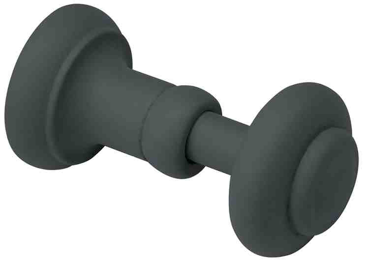 Renaissance Natur Shades Wood Pedestal Holdback, Slate Grey