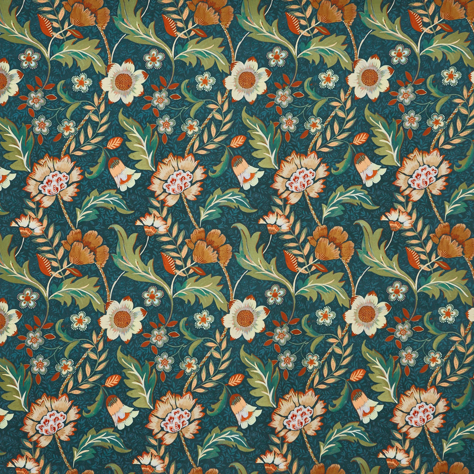 Prestigious Textiles Journal Folklore Peacock Fabric