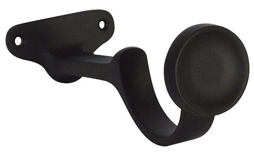 Jones Esquire 50mm Centre Support Bracket, Carbon Black