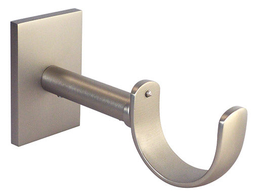 Jones Esquire 50mm Square Support Bracket, Brushed Nickel