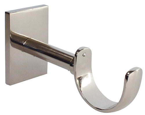 Jones Esquire 50mm Square Support Bracket, Polished Nickel