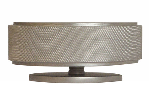 Jones Esquire 50mm Etched Finial, Brushed Nickel