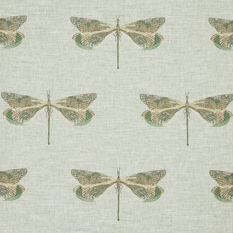 Kai Mirage Jewelwing Aloe Fabric