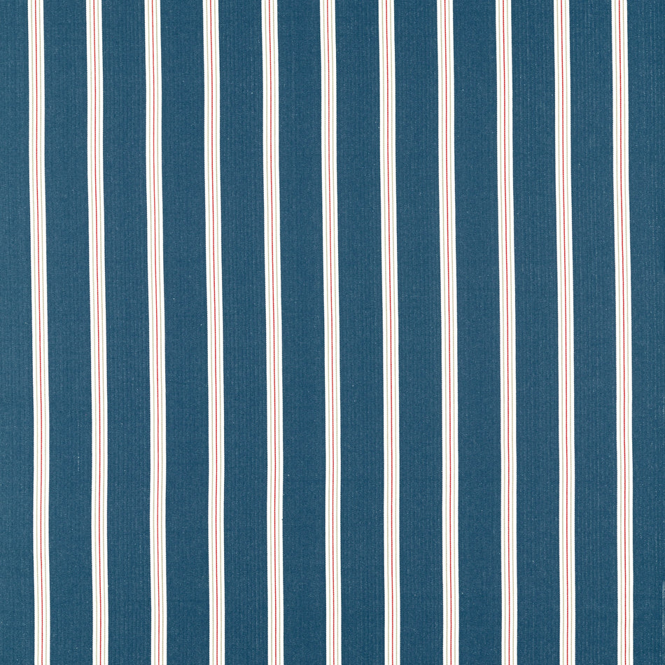 Clarke & Clarke Edgeworth Knightsbridge Navy_Rouge Fabric
