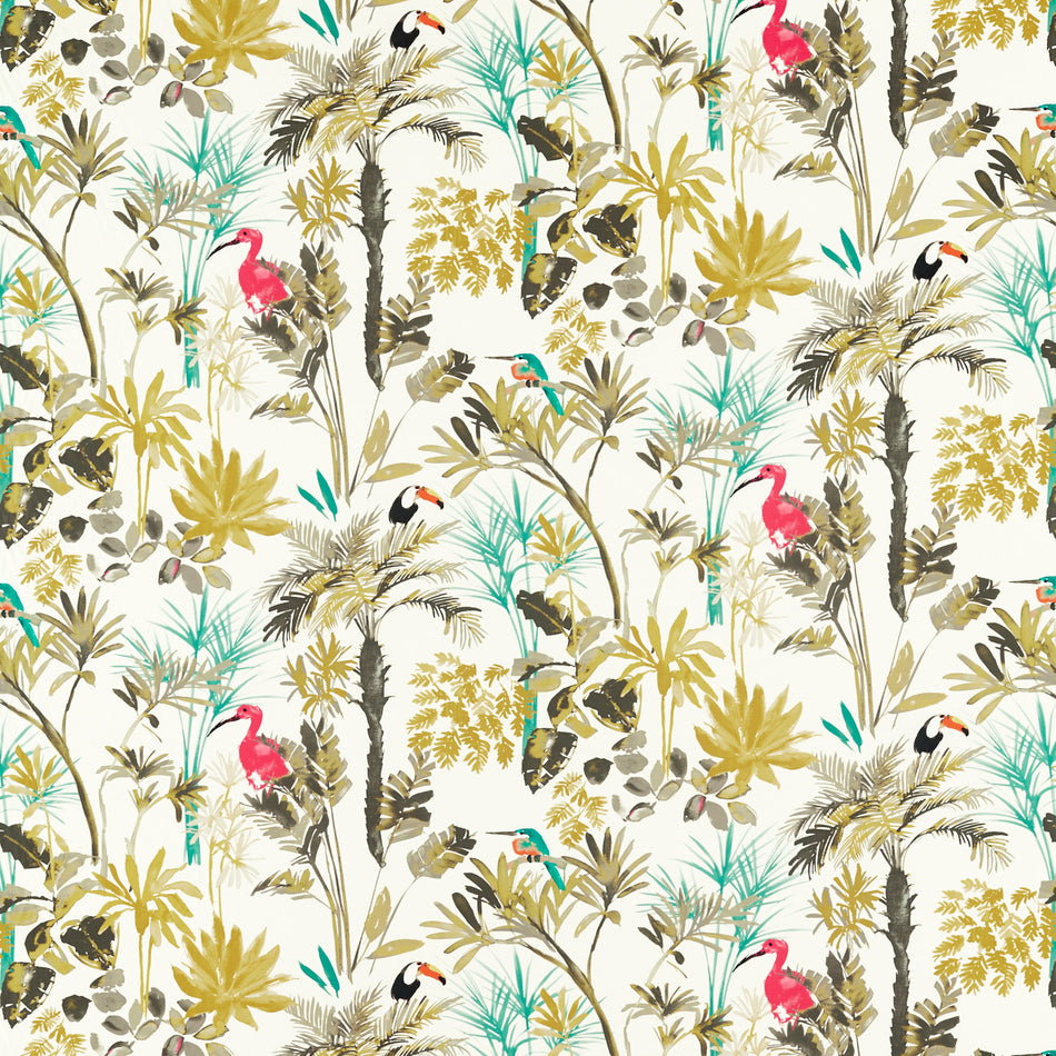 Studio G Amazonia Palm Charcoal/Citron Fabric