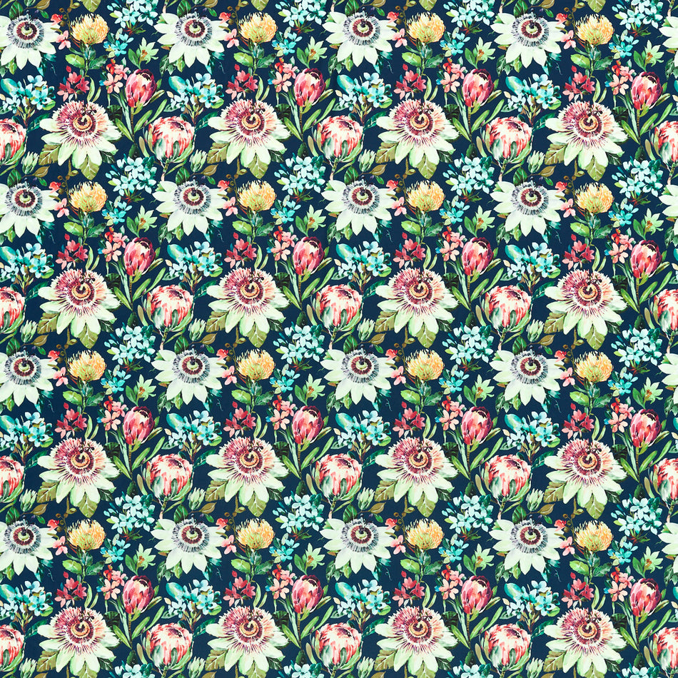 Studio G Amazonia Paradise Midnight Velvet Fabric