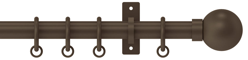 Arc 25mm Metal Pole Mocha, Ball