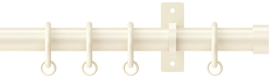 Arc 25mm Metal Pole Linen, Stud