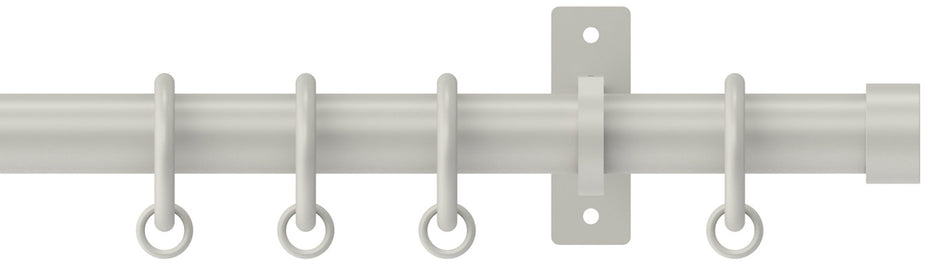Arc 25mm Metal Pole Warm Grey, Stud