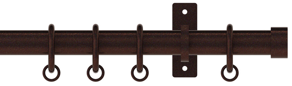 Arc 25mm Metal Pole Bronze, Stud